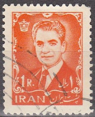 IRAN 1962 Scott 1213 Sello Mohammed Reza Shah Pahlavi 1R usado 