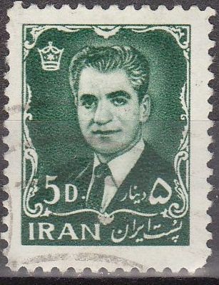 IRAN 1965 Scott 1331 Sello Mohammed Reza Shah Pahlavi 5D usado 