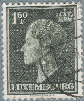 LUXEMBURGO 1948-51 (M452) Gran Duquesa Carlota 1.60f