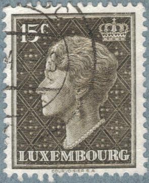 LUXEMBURGO 1948-51 (M444) Gran Duquesa Carlota 15c