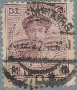 LUXEMBURGO 1921-22 (M124) Gran Duquesa Carlota 6c