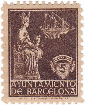 Ayuntamiento de barcelona. Virgen de la Merced