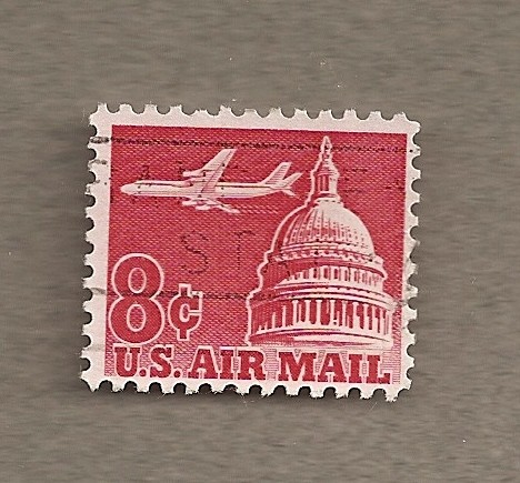 Avión sobre el Capitolio