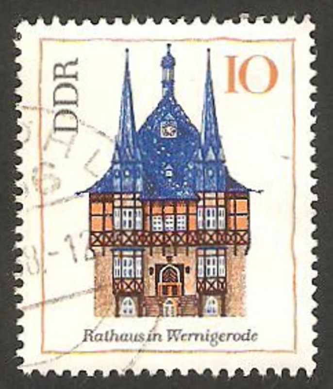 1075 - Edificio de la ciudad de Wernigerode 