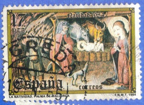 1984 ESPANA (E2776) Navidad - Natividad del Museo Diocesano de Palma de Mallorca 40p 2 INT
