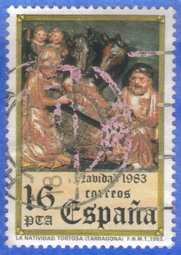 1983 ESPANA (E2729) Navidad - La Natividad Tortosa Tarragona 16p INT