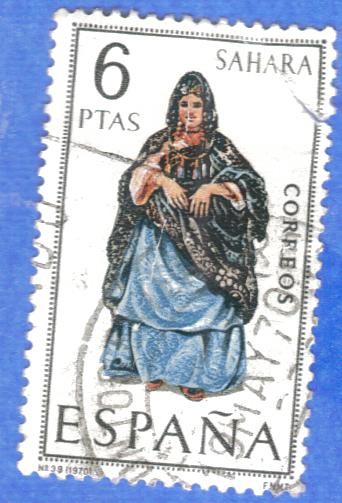 ESPANA 1970 (E1951) Trajes tipicos espanoles - Sahara 6p 2