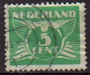 Holanda 1924-26 Scott 175 Sello Gull Gaviota 5 usado Netherland 