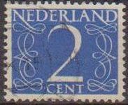 Holanda 1946-57 Scott 283 Sello Serie Numeros usado Netherland