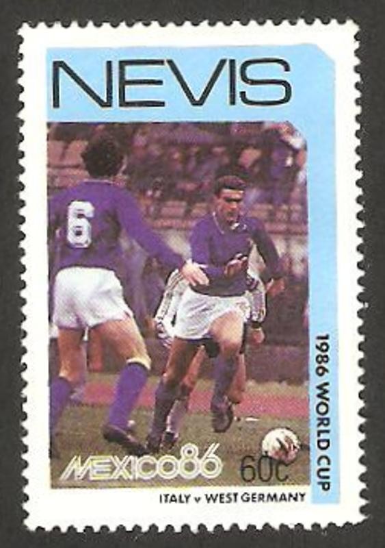 Nevis - Mundial de fútbol México 86