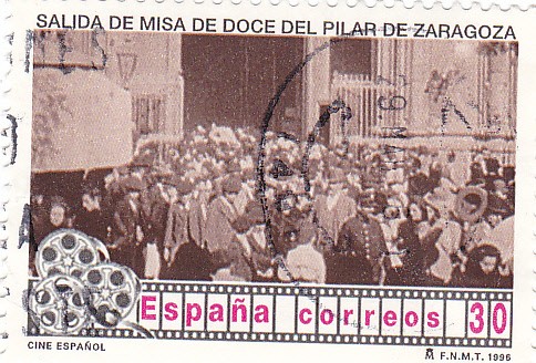 Cine Español. Salida de Misa del Pilar de Zaragoza