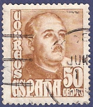 Edifil 1022 General Franco 0,50