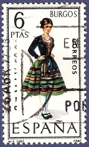 Edifil 1775 Traje regional Burgos 6