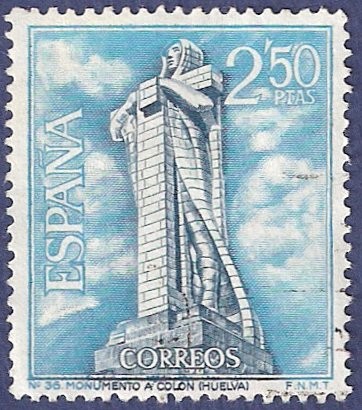 Edifil 1805 Monumento a Colón 2,50
