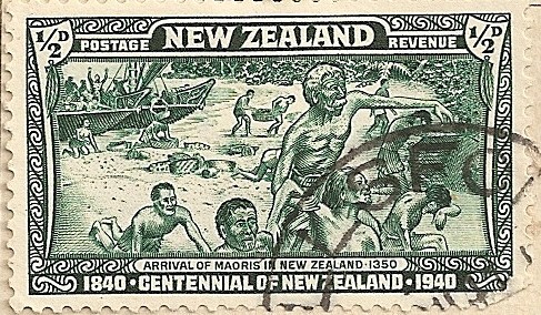 Conmemoración llegada Maories a N. Zelanda en 1350