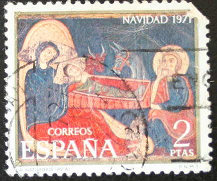 Navidad 1971 2ptas