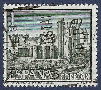Edifil 1977 Castillo de Valencia de Don Juan 1