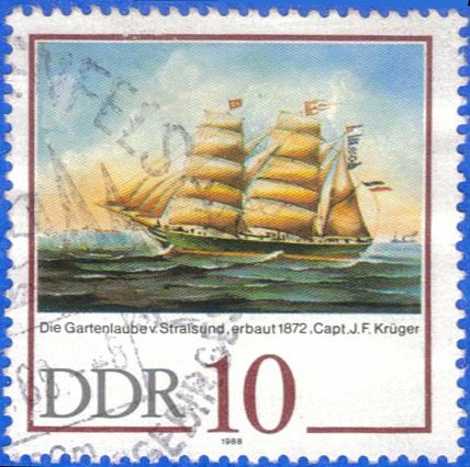 DDR 1988 (S2704) Gartenlaube en Stralsund 10pf