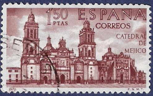 Edifil 1997 Catedral de México 1,50