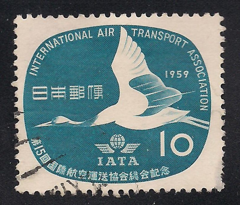 Grulla japonesa, emblema de la IATA.