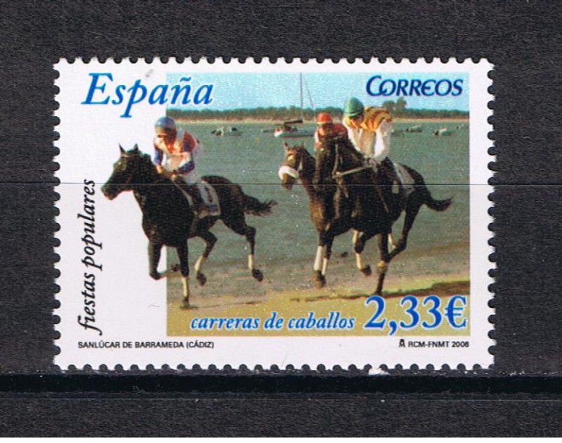 Edifil  4253  Carreras de Caballos de Sanlúcar de Barrameda.  
