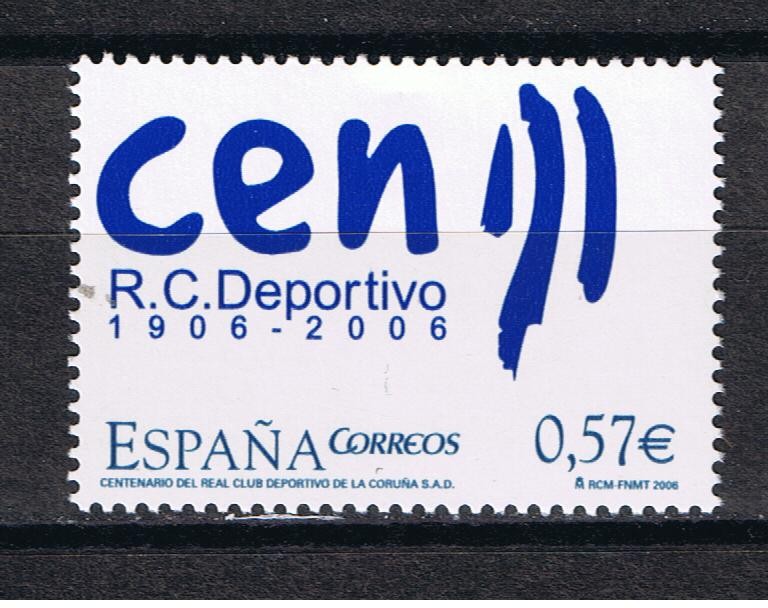 Edifil  4266  Centenario del Real Club Deportivo de La Coruña.  