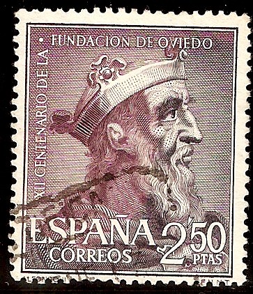 XII centenario de la Fundación de Oviedo - Alfonso II