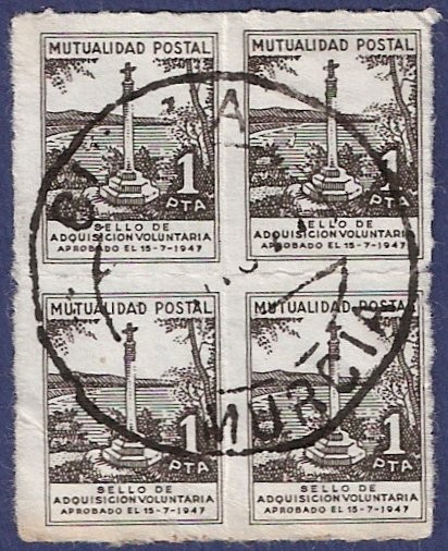 Mutualidad postal 1 (cuádruple)