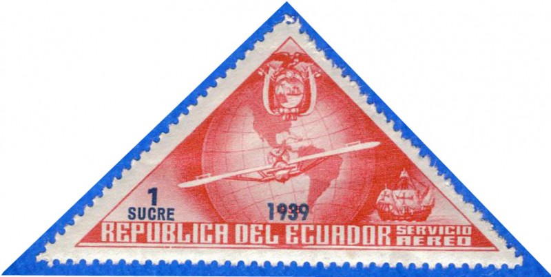 ECUADOR 1939 Aereo 1s