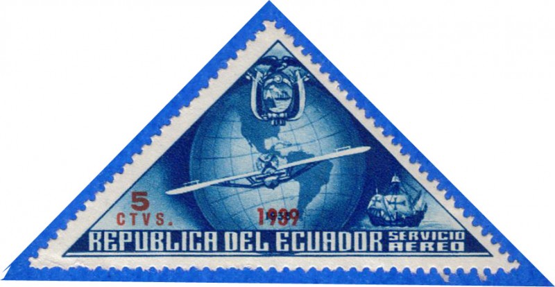 ECUADOR 1939 Aereo 5c