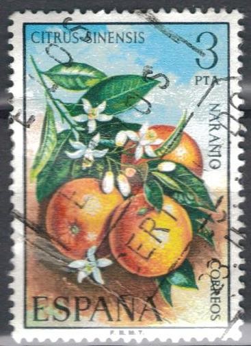 ESPANA 1975 (E2256) Flora - Naranjo 3p 3 INTERCAMBIO