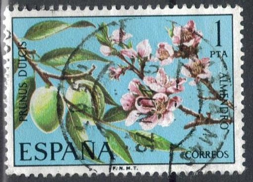 ESPANA 1975 (E2254) Flora - Prunus dulcis 1p h 3 INTERCAMBIO