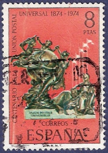 Edifil 2212 Centenario de la Unión Postal Universal 8