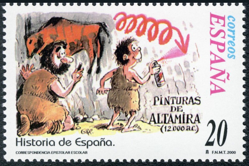 ESPAÑA -  Cuevas de Altamira y el arte rupestre paleolítico del norte de España 