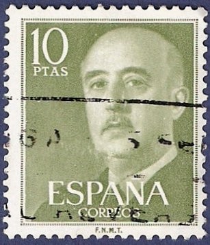 Edifil 1163 Serie básica Franco 10