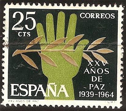 XXV años de Paz Española - Alegoría de la Paz