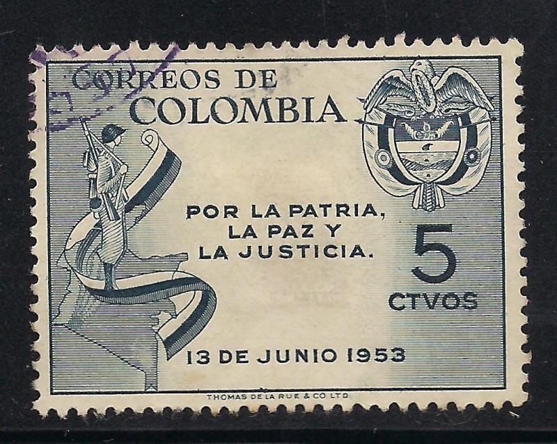 SOLDADO Y ESCUDO DE ARMAS.