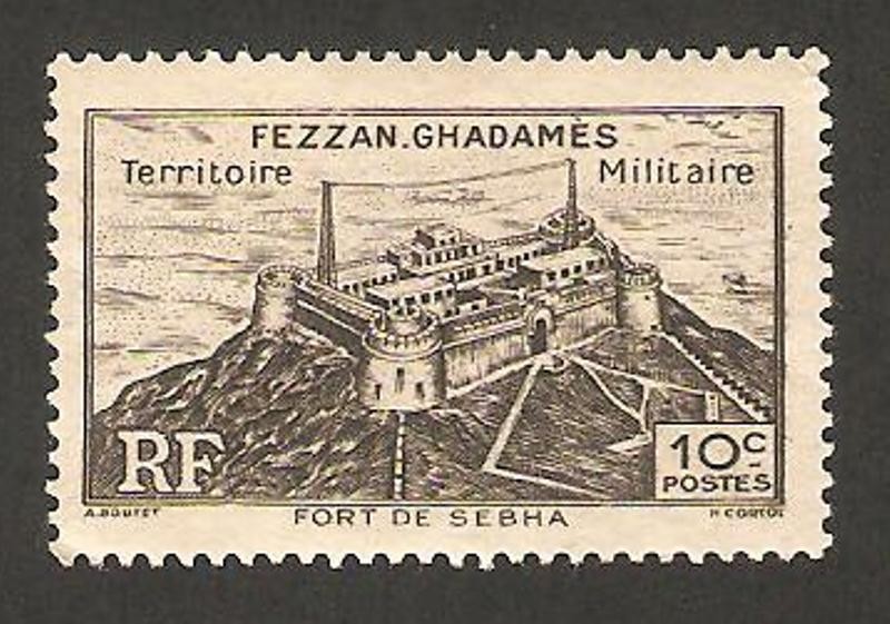 Fezzan Ghadames - territorio militar, fuerte de sebha 