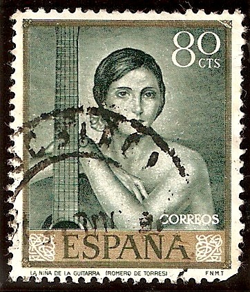 Niña de la guitarra - Romero de Torres