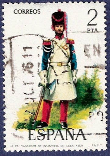 Edifil 2351 Gastador de infantería de Línea 2