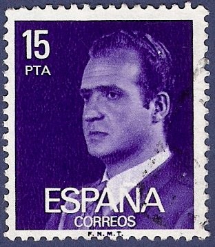 Edifil 2395 Serie básica Juan Carlos I 15 fosforescente