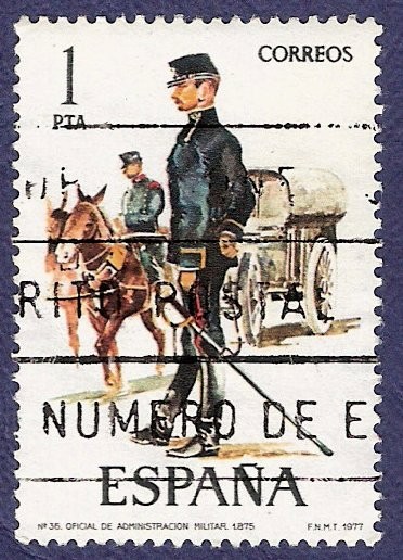 Edifil 2423 Oficial de administración militar 1