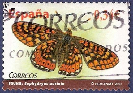 Edifil 4535 Mariposa Euphydryas aurinia 0,34