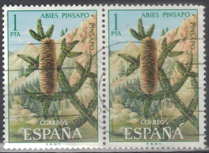 ESPANA 1972 (E2085) Flora - Pinsapo 1p 3 INTERCAMBIO