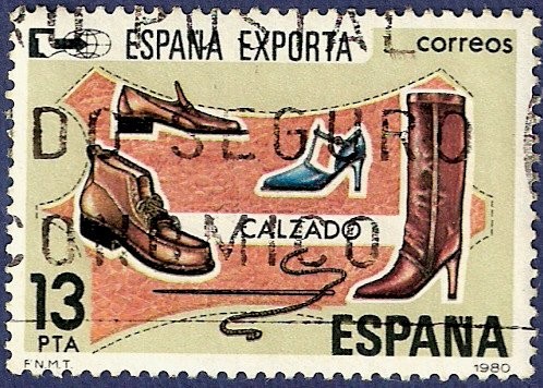 Edifil 2565 España exporta calzado 13