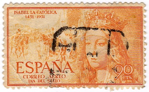 Isabel la Católica 1451-1951 Día del Sello