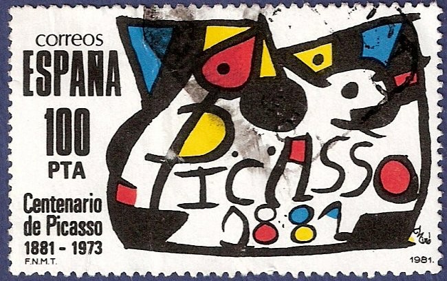 Edifil 2609 Homenaje a Picasso 100