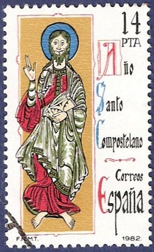 Edifil 2649 Año santo compostelano 14