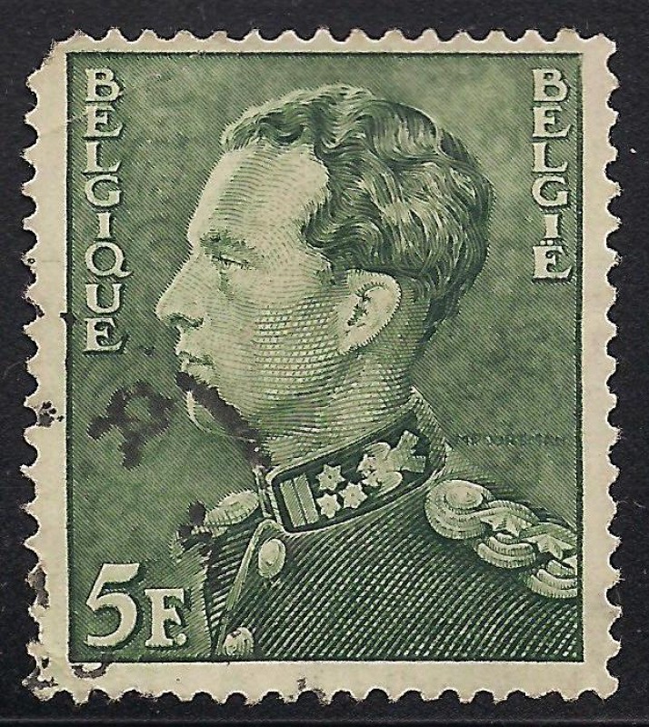 Rey Leopoldo III de Belgica.