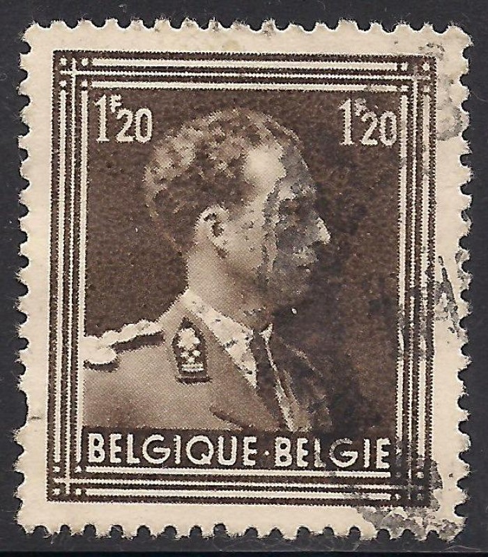 Rey Leopoldo III de Belgica.